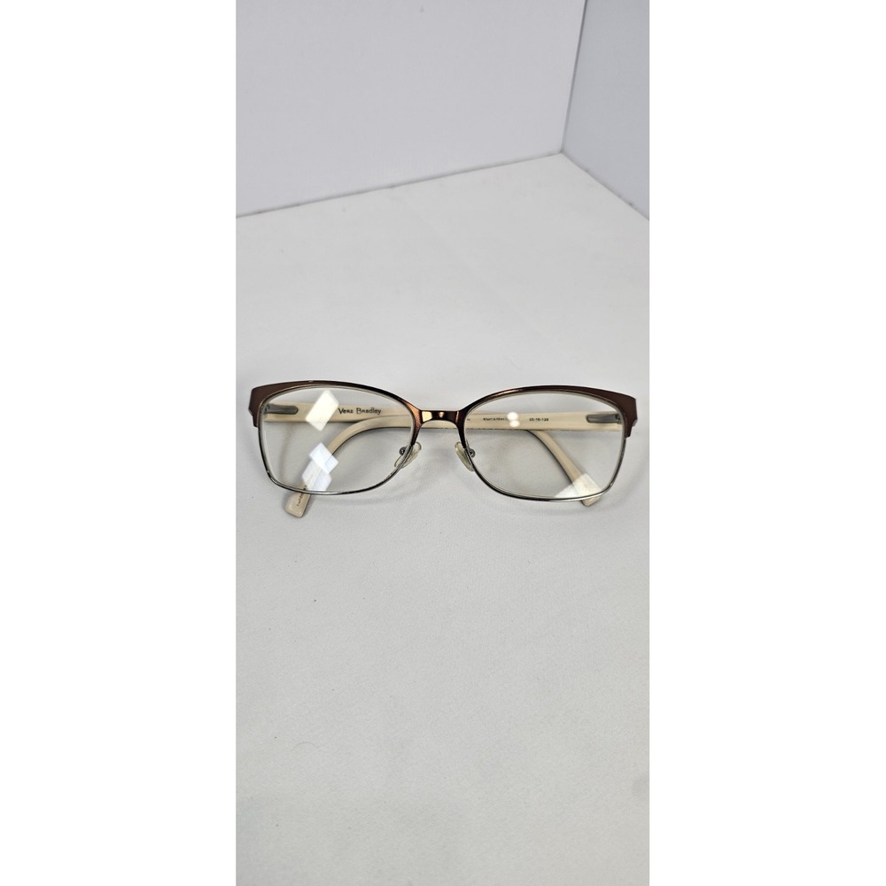 Vera Bradley Carianne Mocha‎ Mint 55-16-135 Rectangular Eyeglass Frames